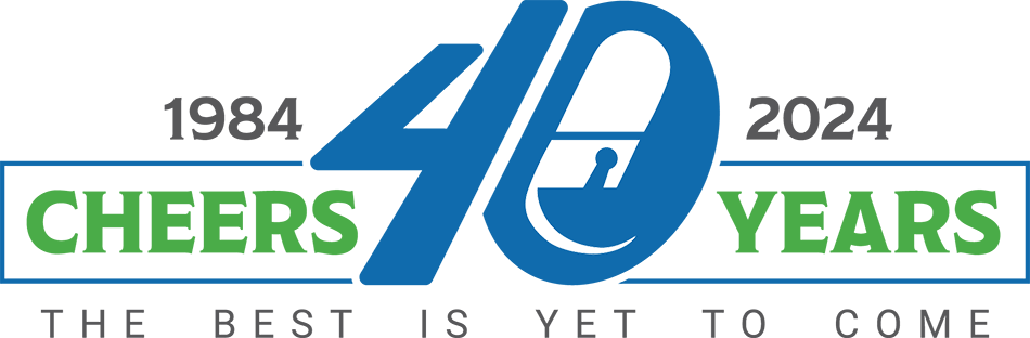 APCI Cheers to 40 Years logo