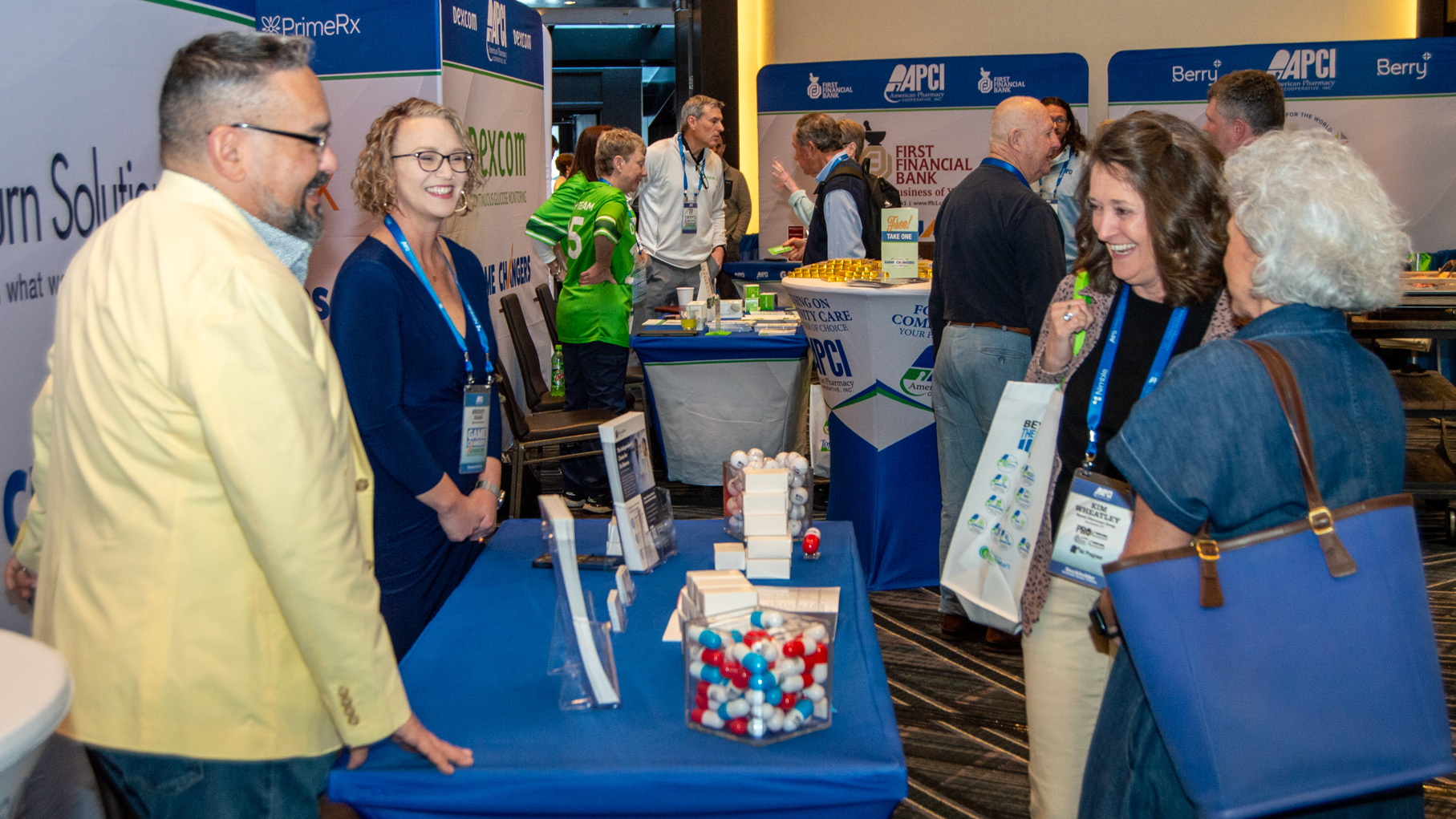 Attendees visit the vendor hall at the 2025 APCI Annual Convention in Nashville