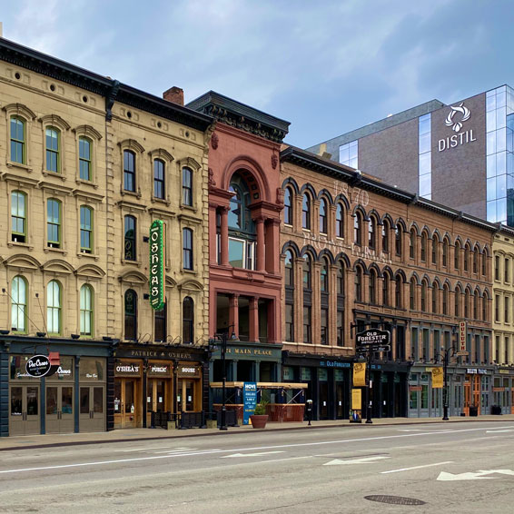 Whiskey Row in Louisville