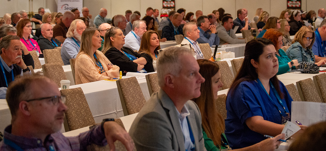 Attendees at the 2024 APCI Annual Convention in Savannah attend a continuing education session