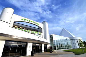 Exterior of the Adventure Science Center